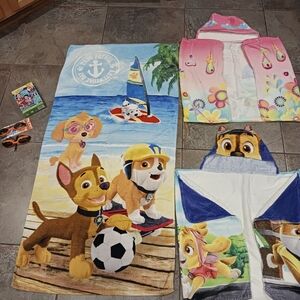 Children's Beach Bath Towel Lot